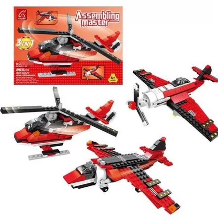 Конструктор AUSINI Assembling master 3в1 265 деталей у коробці