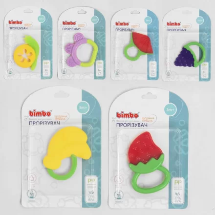 Іграшка прорізувач для немовлят BIMBO на аркуші