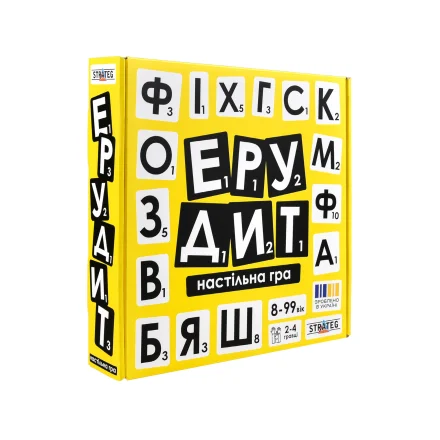 Дитяча настільна гра Ерудит Strateg