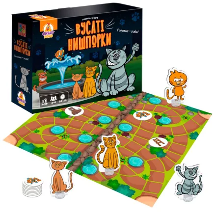 Дитяча настільна гра Vladi Toys маршрутна Вусаті нишпорки