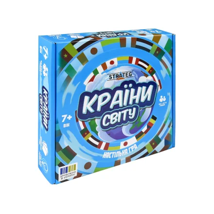 Дитяча розвиваюча гра Країни світу в коробці Стратег