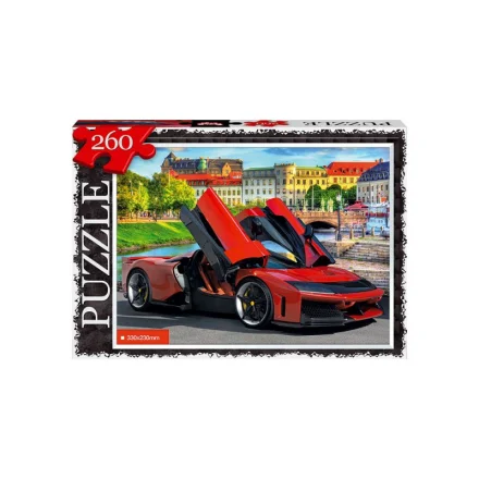 Дитячі пазли 260 елементів Машина Danko Toys в коробці