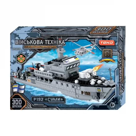 Дитячий конструктор 300 деталі Teko в коробці