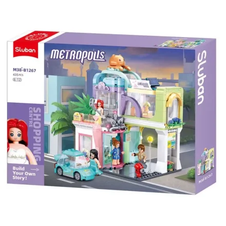 Дитячий конструктор SLUBAN Metropolis Готель корона 451 деталь
