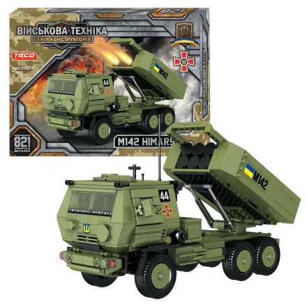 Дитячий конструктор Teko 821 деталь M142 HIMARS