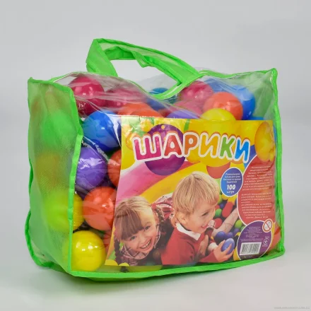 Дитячий набір м'яких кульок 80 мм 100 шт M Toys в сумці