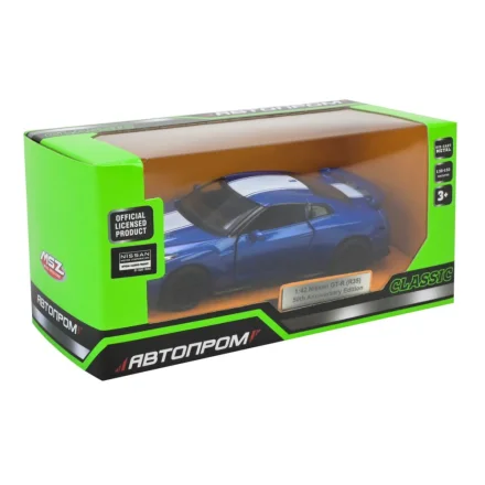 Іграшка Машина металева Nissan GT-R Автопром відкриваються двері