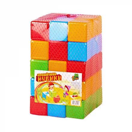 Дитячий набір кольорових кубиків 45 штук M Toys