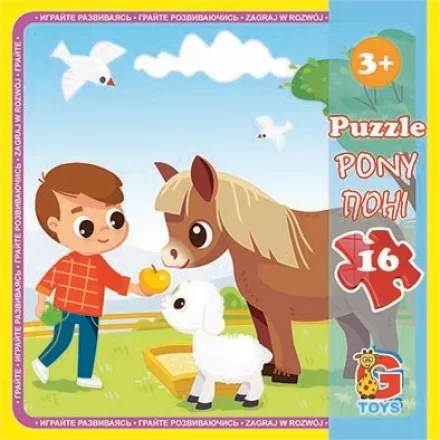 Пазли 16 елементів Ферма G-Toys